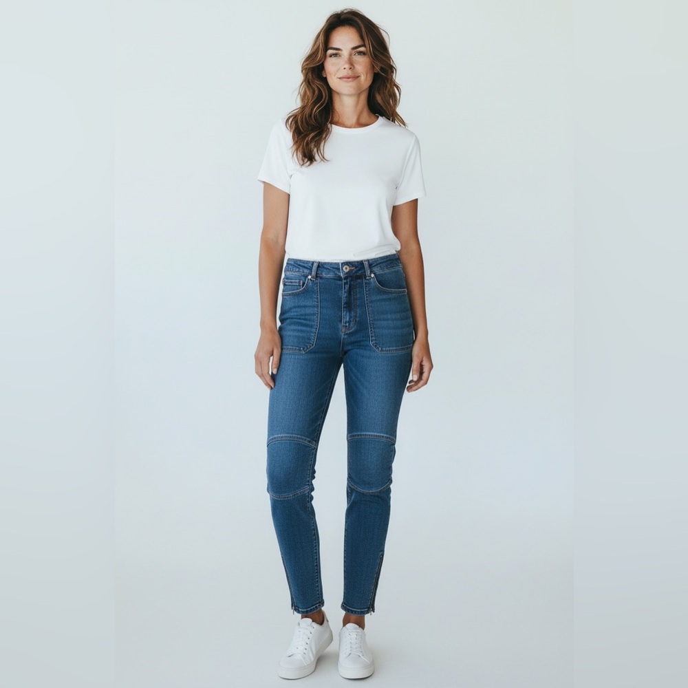 Anthropologie Pilcro High Rise Denim Legging Jeans size‎ 29